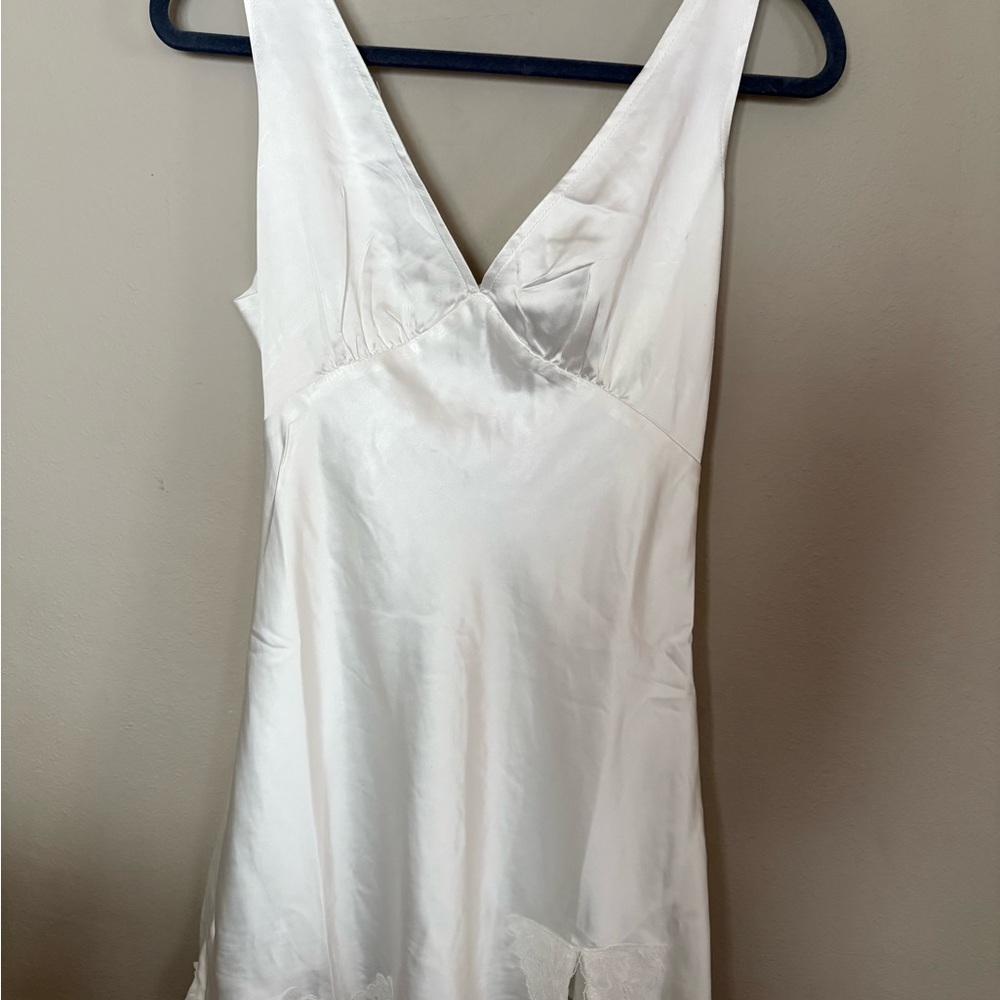 Princess Polly White Satin Dress